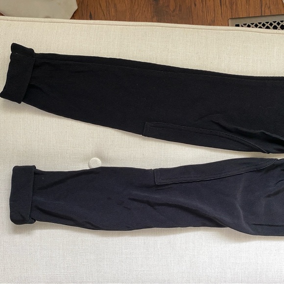 AMERICAN Apparel Black Ribbed Slim Fit Riding Pant Size S - Picture 9 of 13